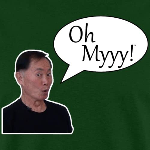 George Takei Oh Myyy Speech Bubble T-Shirt for Men - Funny Pop Culture Tee