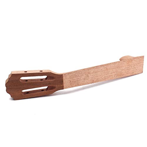 26 Inch Wooden Ukulele Guitar Neck - Classical Shape Fretboard for DIY Guitar Repair & Replacement | Perfect for Ukulele Builders & Musicians