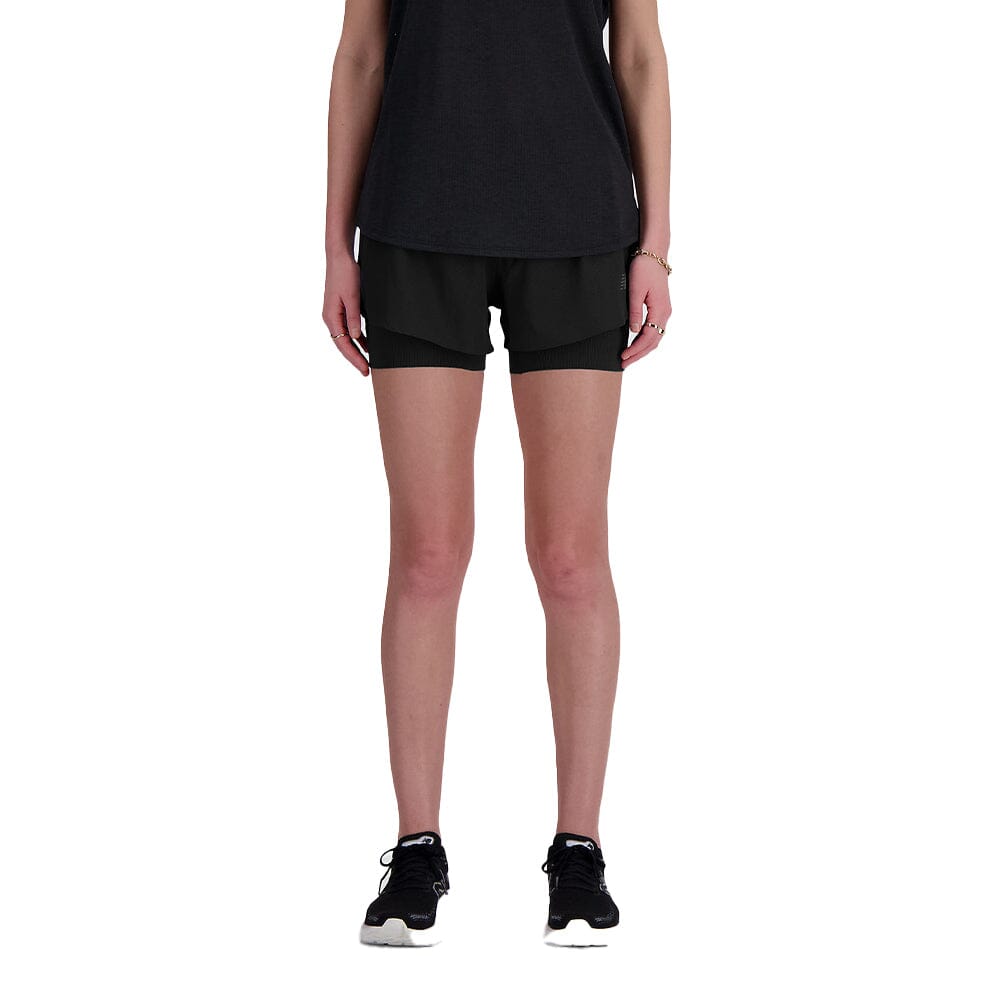 New Balance Women's RC 2-in-1 Running Shorts with Built-in Liner - Lightweight & Breathable for Workouts, Jogging, and Gym Training