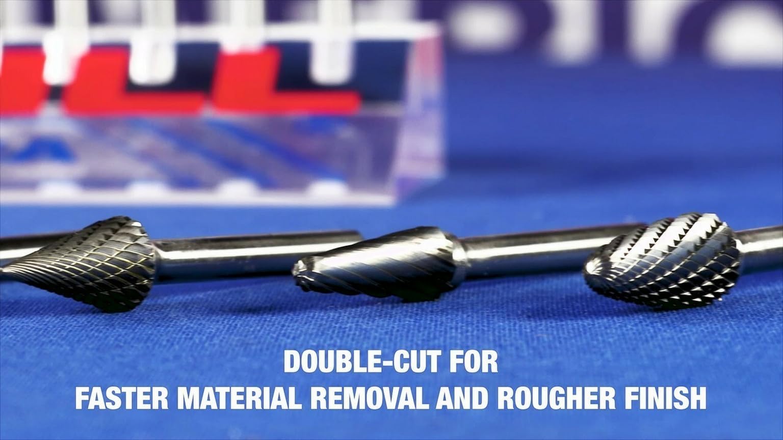Drill America 12-Piece Carbide Burr Set - DUL Series for Metalworking, Wood Carving & DIY Projects | High-Speed Rotary Tool Accessories