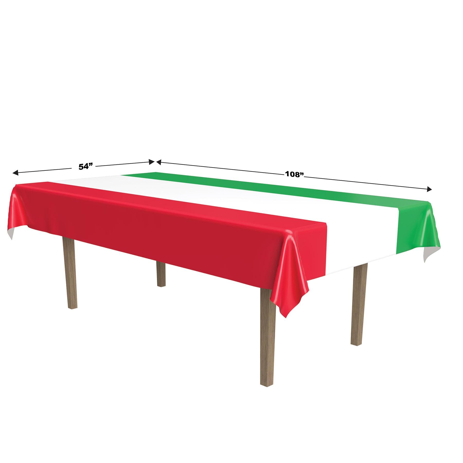 12 Pack Beistle Fiesta International Table Covers - Colorful Party Tablecloths for Cinco de Mayo, Birthday & Holiday Celebrations