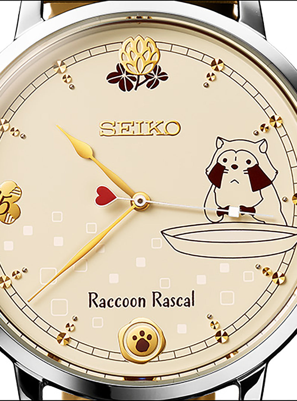 SEIKO × RASCAL THE RACCOON 45th Anniversary Limited Edition Watch - Japanese Made Collectible Timepiece for Watch Enthusiasts & Anime Fans | Perfect for Special Occasions, Gifts & Collections