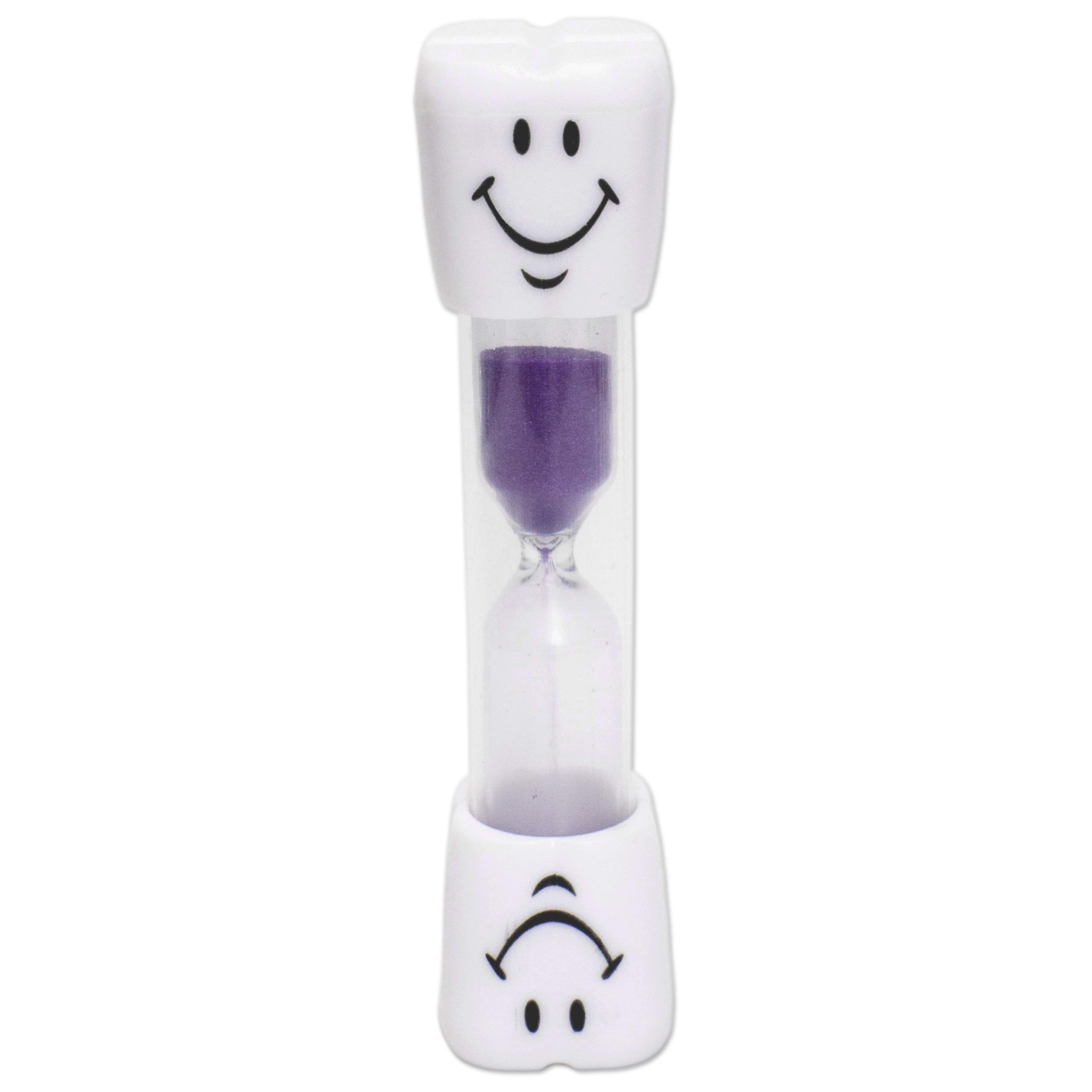Kids Toothbrush Timer - Purple 2-Minute Sand Timer for Children's Dental Care | Fun Toothbrushing Motivator for Bathroom & Travel