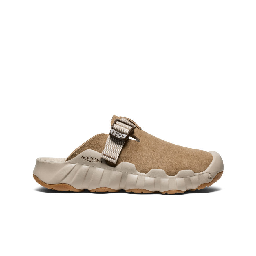 Men's Hyperport Leather Clogs - Comfortable Slip-On Shoes in Cornstalk/Plaza Taupe | Perfect for Casual Wear, Work & Outdoor Activities