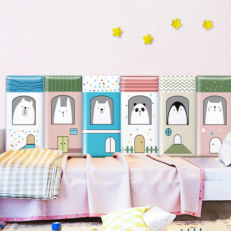 Safe & Soft Snow Animal Wall Decoration for Nursery & Kids Room - Anti-Collision Baby Proofing for Toddler's Bedroom & Playroom Decor