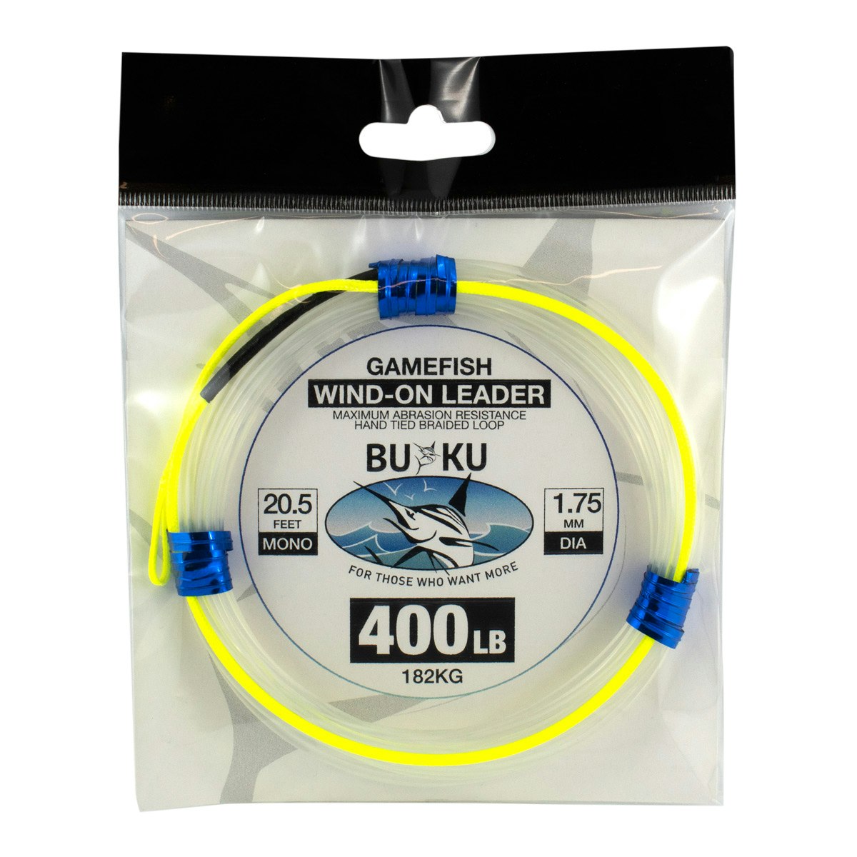 IGFA Approved Mono Wind-On Fishing Leader - Premium Saltwater & Freshwater Fishing Line for Big Game Anglers - Perfect for Offshore Trolling, Deep Sea Fishing, and Sportfishing Adventures