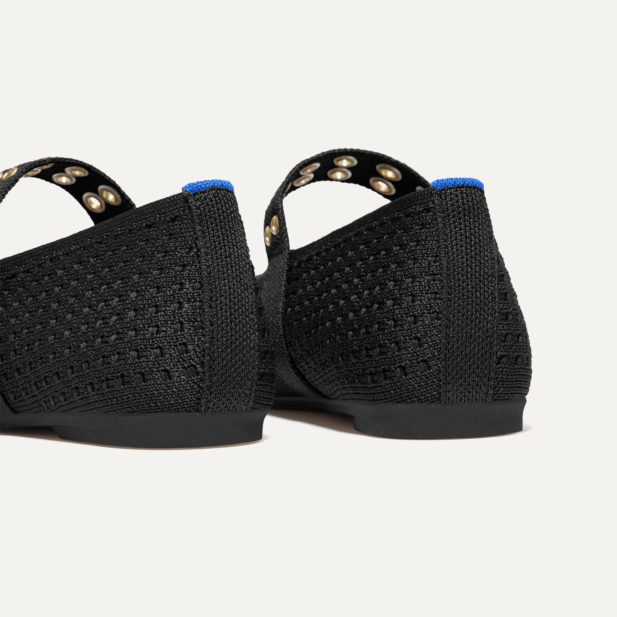 The Max Buckle Mary Jane Shoes - Black Mesh Comfortable Flats for Women | Perfect for Work, Casual Wear & Special Occasions