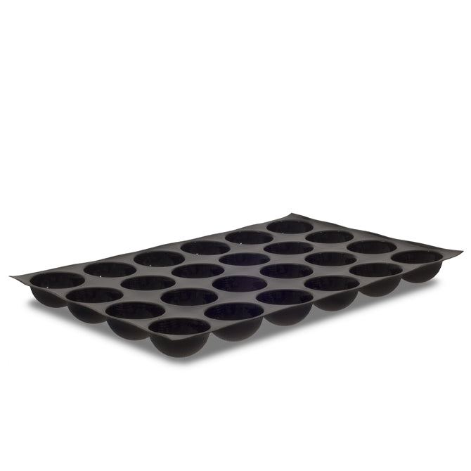 Flexipan Half Sphere Extra Large Silicone Baking Mold - 24 Cavities for Perfect Cake, Chocolate, Jelly & Dessert Making - Ideal for Home Bakers & Professional Chefs