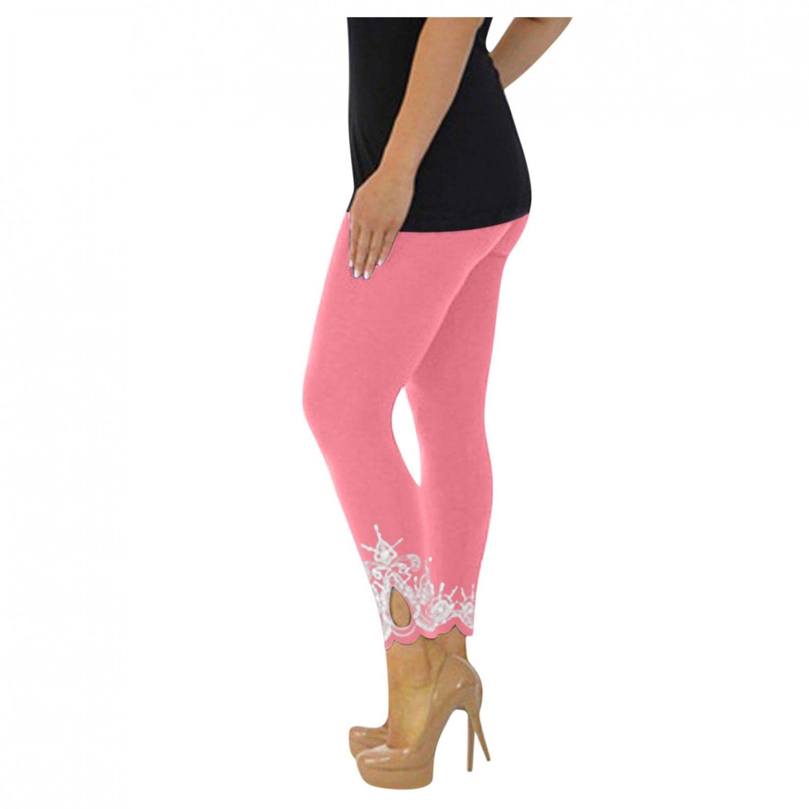 Women's High Waisted Yoga Pants with Pockets - Tummy Control Workout Leggings, Moisture Wicking & Quick Dry for Running, Gym & Lounge Wear