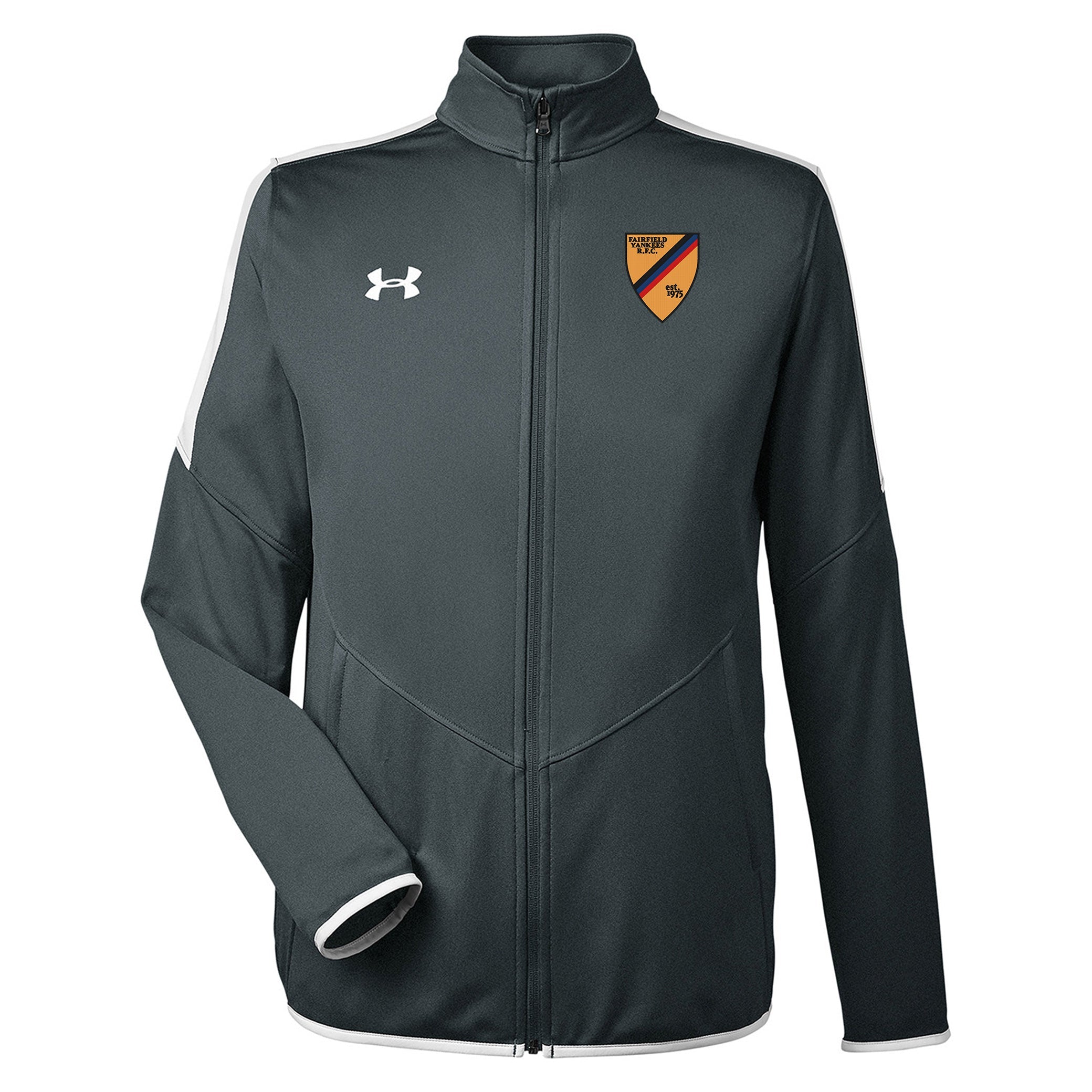 Fairfield Yankees RFC UA Rival Knit Jacket - Men's Athletic Pullover for Rugby & Casual Wear - Perfect for Training, Games & Everyday Comfort