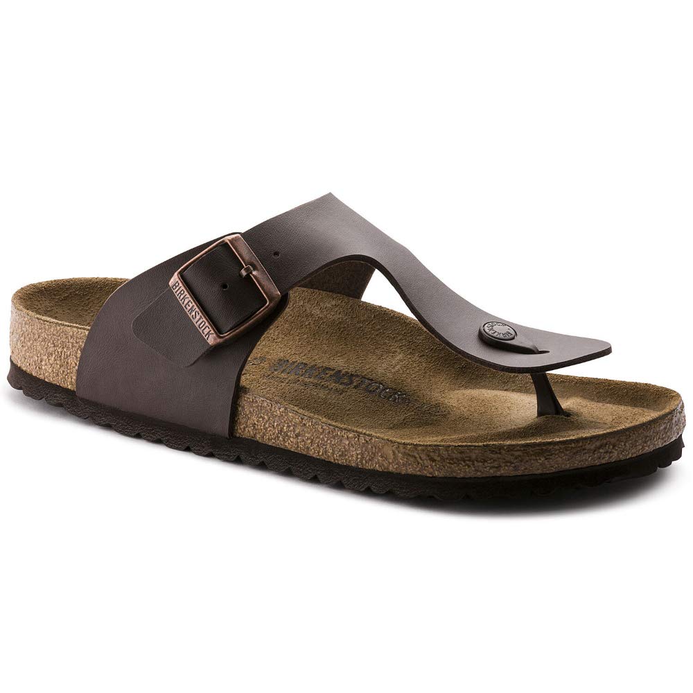 Birkenstock Women's Arizona Soft Footbed Sandals - Dark Brown Leather - Size 11-11.5 | Comfortable Arch Support for Walking, Travel & Everyday Wear