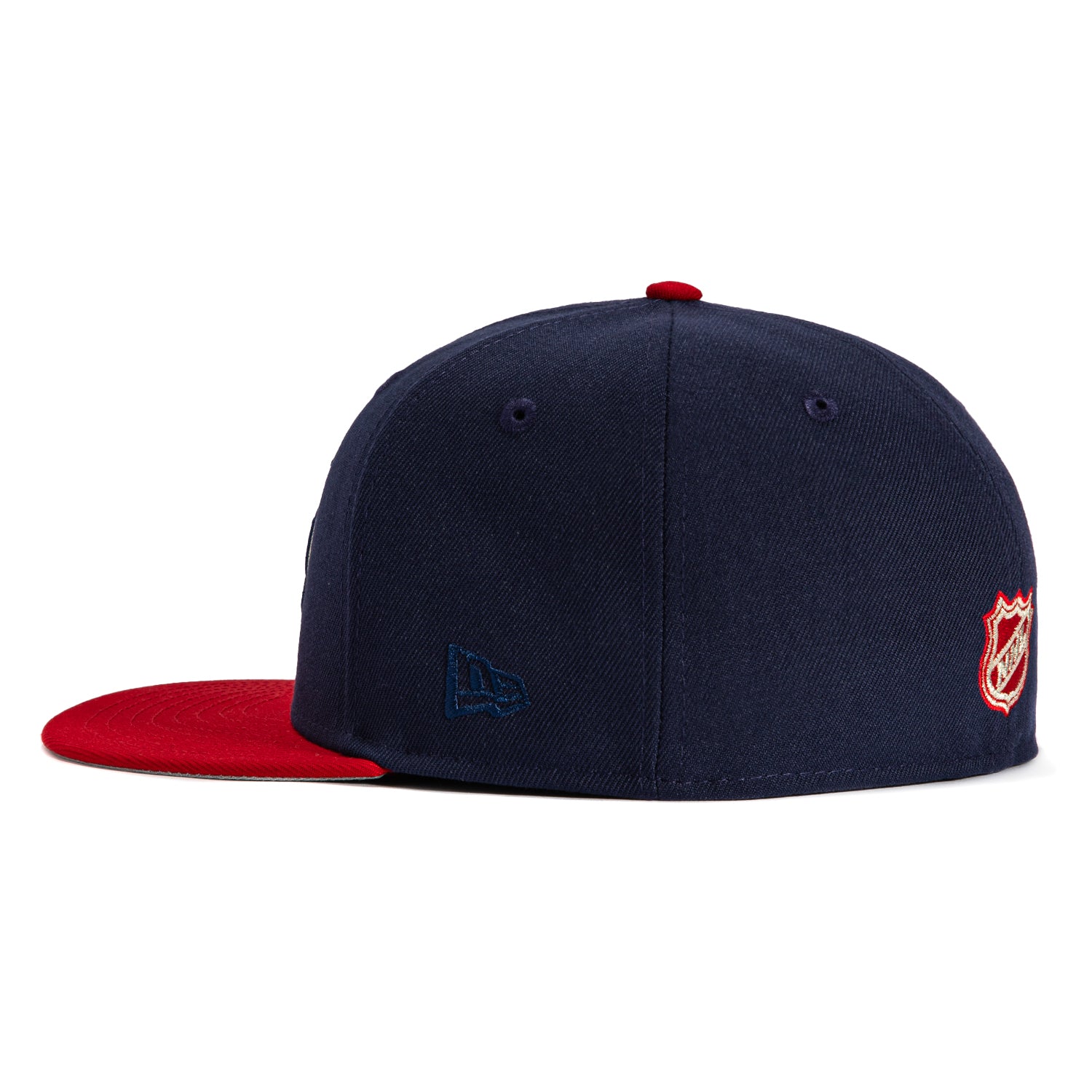 New Era 59Fifty Columbus Blue Jackets Snapback Hat - Light Navy & Red | MLB Baseball Cap for Men & Women | Perfect for Sports Games, Streetwear & Fan Collections