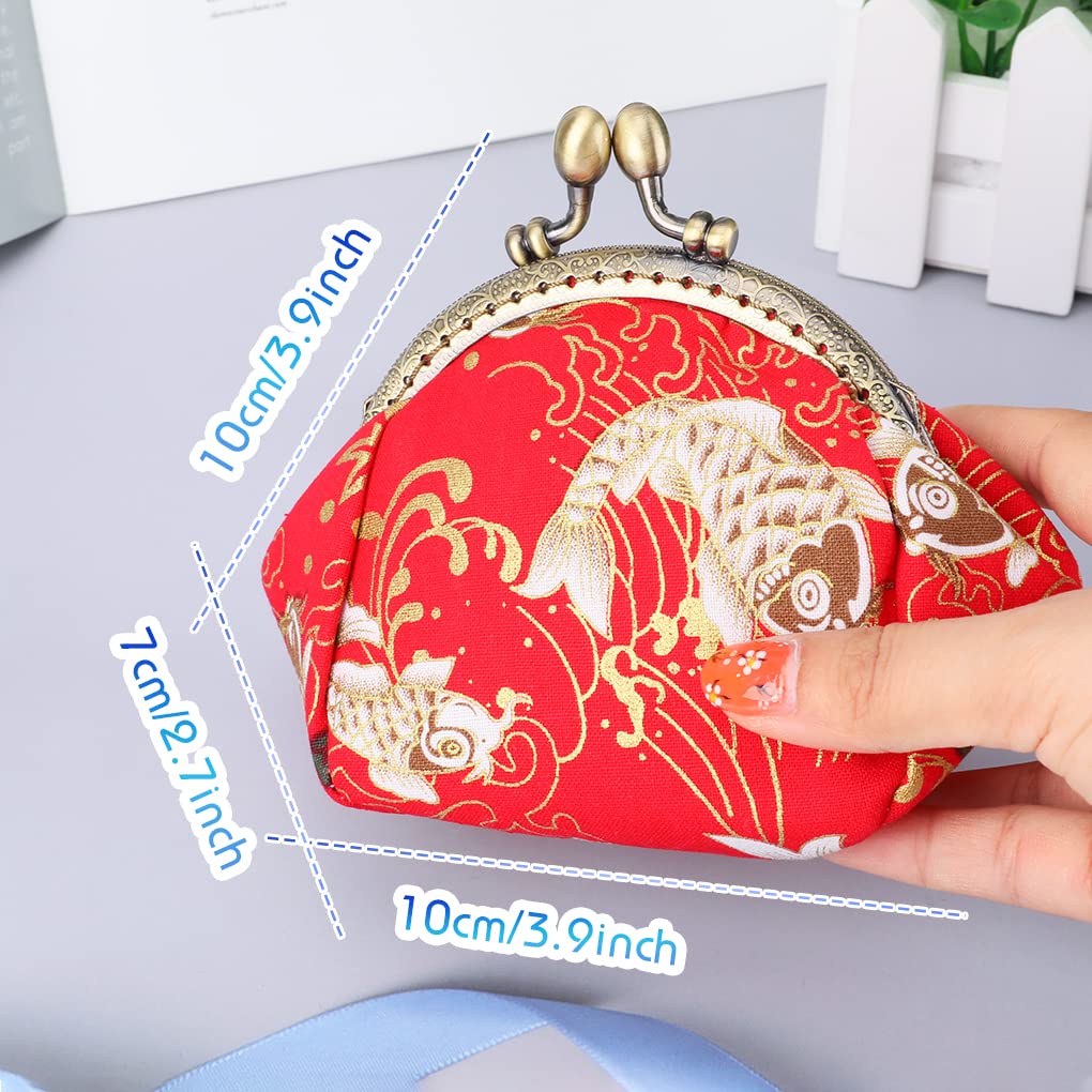 Vintage Oyachic Carp Coin Purse - Small Lucky Wallet for Women, Bulk Change Pouch & Clutch Bag - Perfect for Gifts, Travel, and Everyday Use