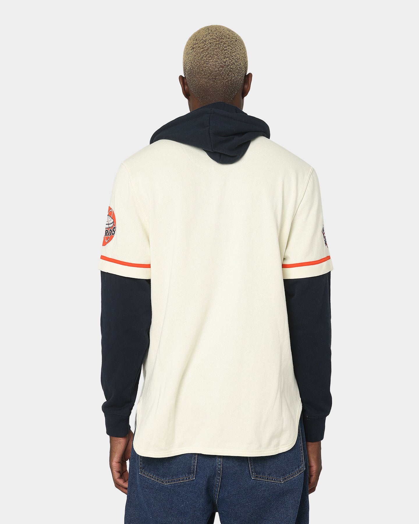47 Brand Houston Astros Shortstop Hoodie Cream - Men's Baseball Team Hooded Sweatshirt for Fans & Streetwear | Perfect for Game Day, Casual Wear & Sports Outfits