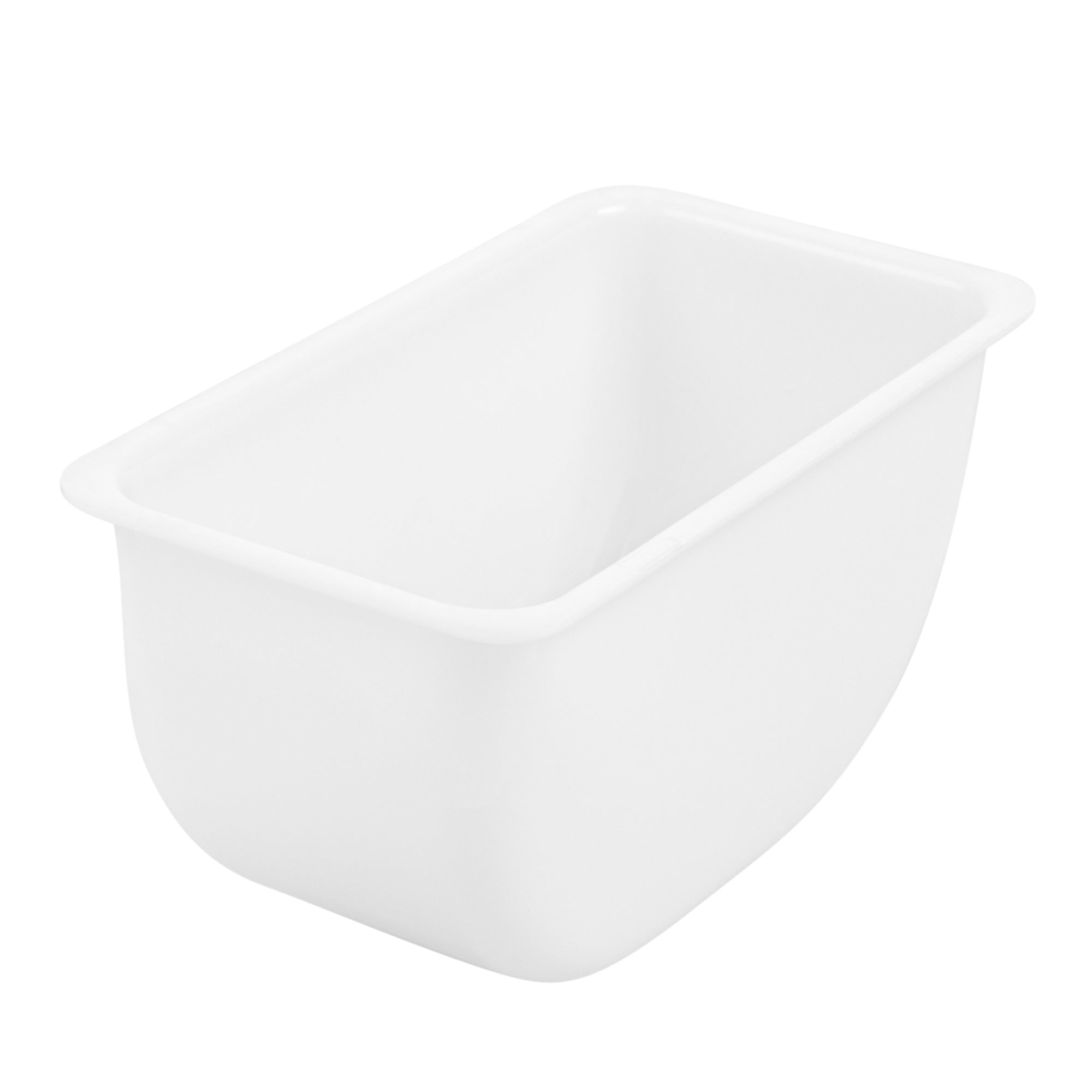 Bar Lux 1 Pint White Plastic Insert for 6 Compartment Condiment Caddy - 1 Count Box - Perfect for Restaurants, Cafes & Home Kitchen Organization