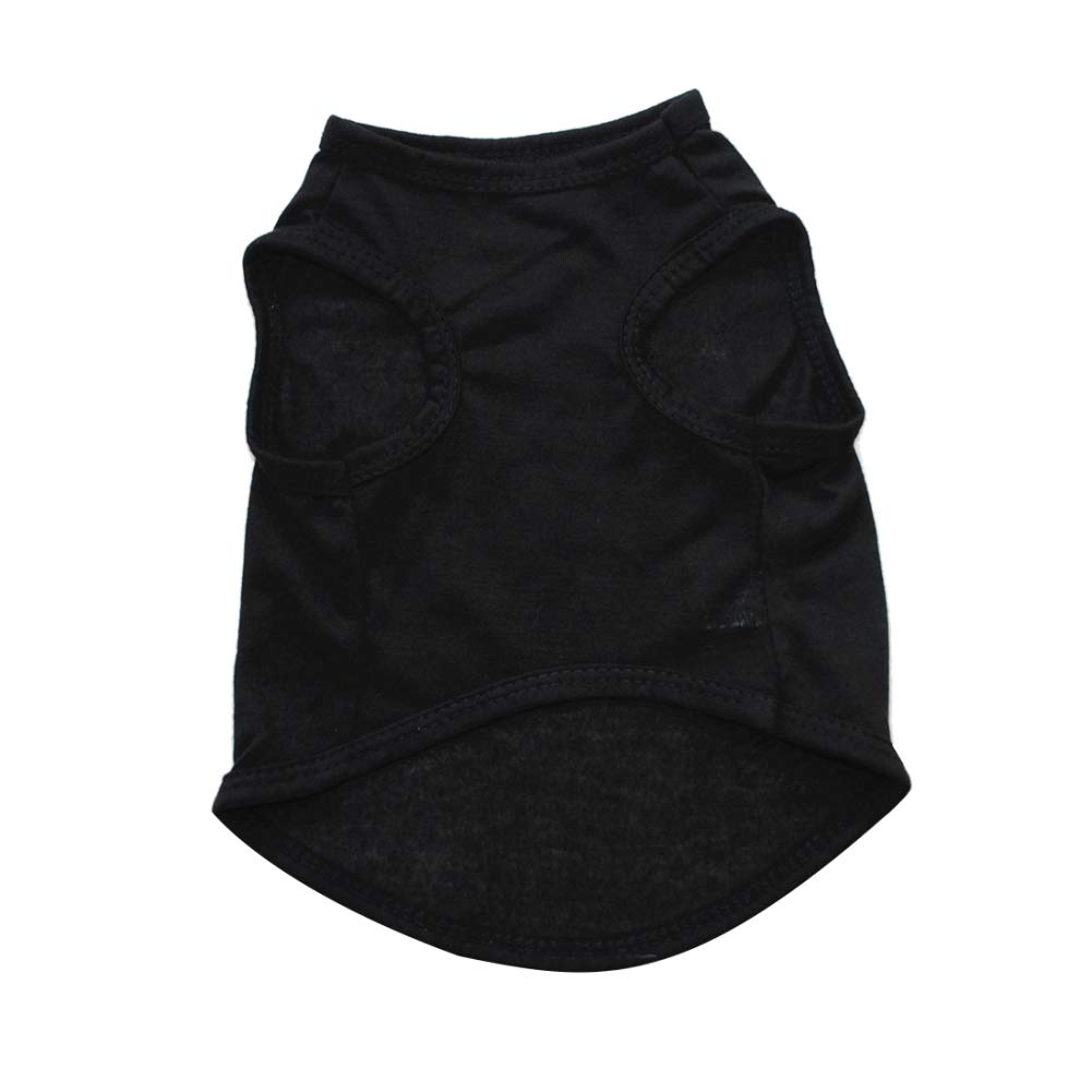 Guohanfsh Summer Dog Vest - Breathable Solid White Pet Shirt for Puppies | Perfect for Outdoor Walks & Beach Trips