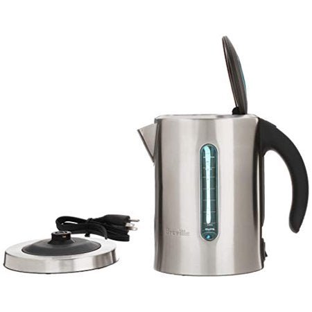 Breville BKE700BSS 1.7L Stainless Steel Electric Kettle with Soft Top - Fast Boiling for Tea, Coffee & Kitchen Use