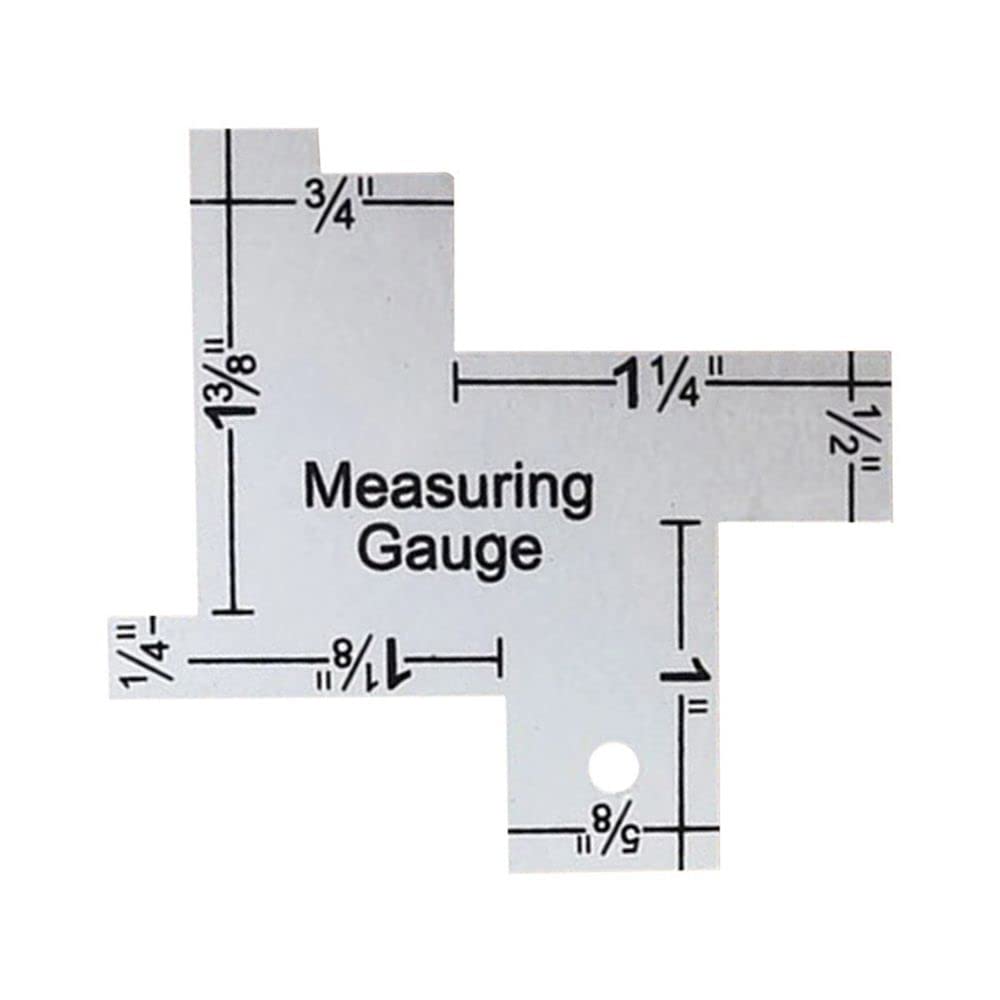 Seam DIY Quilting Template Ruler - Precision Measuring Gauge for Patchwork & Sewing Projects - Essential Quilting Tools for Accurate Fabric Cutting - Perfect for Quilters, Crafters & DIY Sewing Enthusiasts