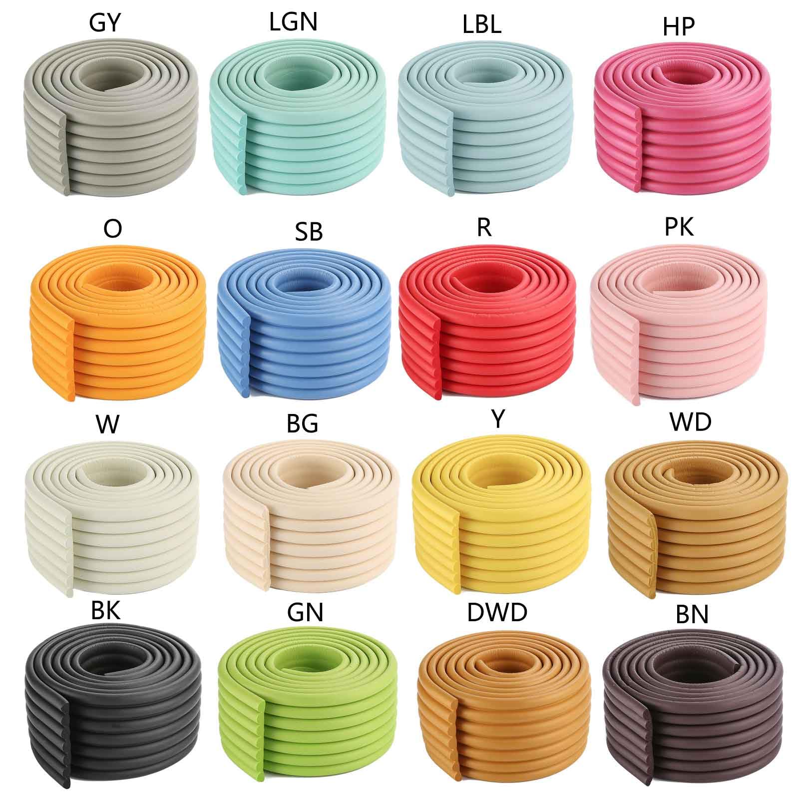 Baby Proof Corner Guards for Furniture - Soft NBR Cushion Edge Protectors for Child Safety | Fireplace, Table & Sharp Edge Protection | Home & Nursery Childproofing Solution