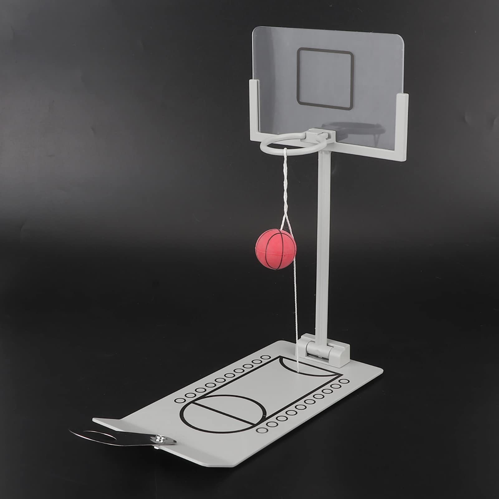 FIYO Mini Desktop Basketball Game - Fun Stress Relief Toy for Office & Home, Creative Mini Basketball Shooting Machine for Kids & Adults, Perfect Desk Decor & Leisure Activity Gift