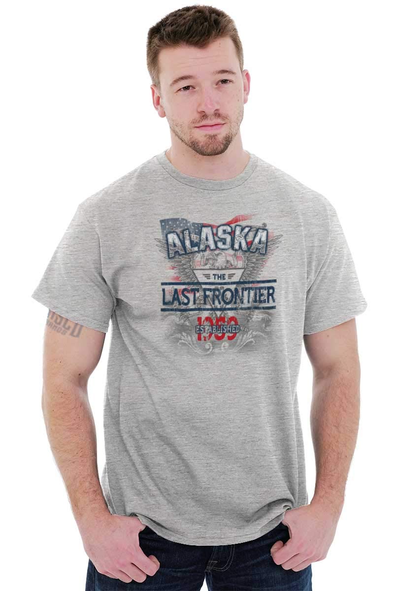 Alaska USA State Motto Graphic T-Shirt for Men & Women - Casual Wear, Travel & Outdoor Activities