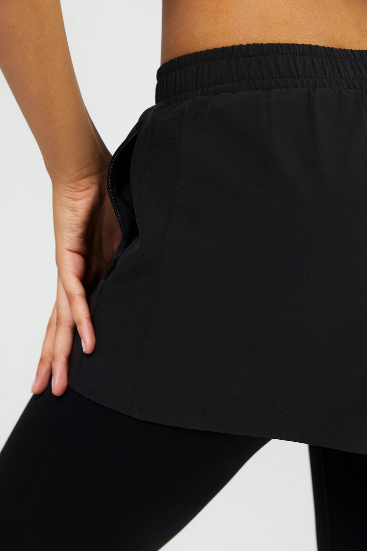 2 in 1 Tennis Leggings with Built-in Shorts - High Waist Workout Yoga Pants for Women - Perfect for Running, Gym & Tennis Training