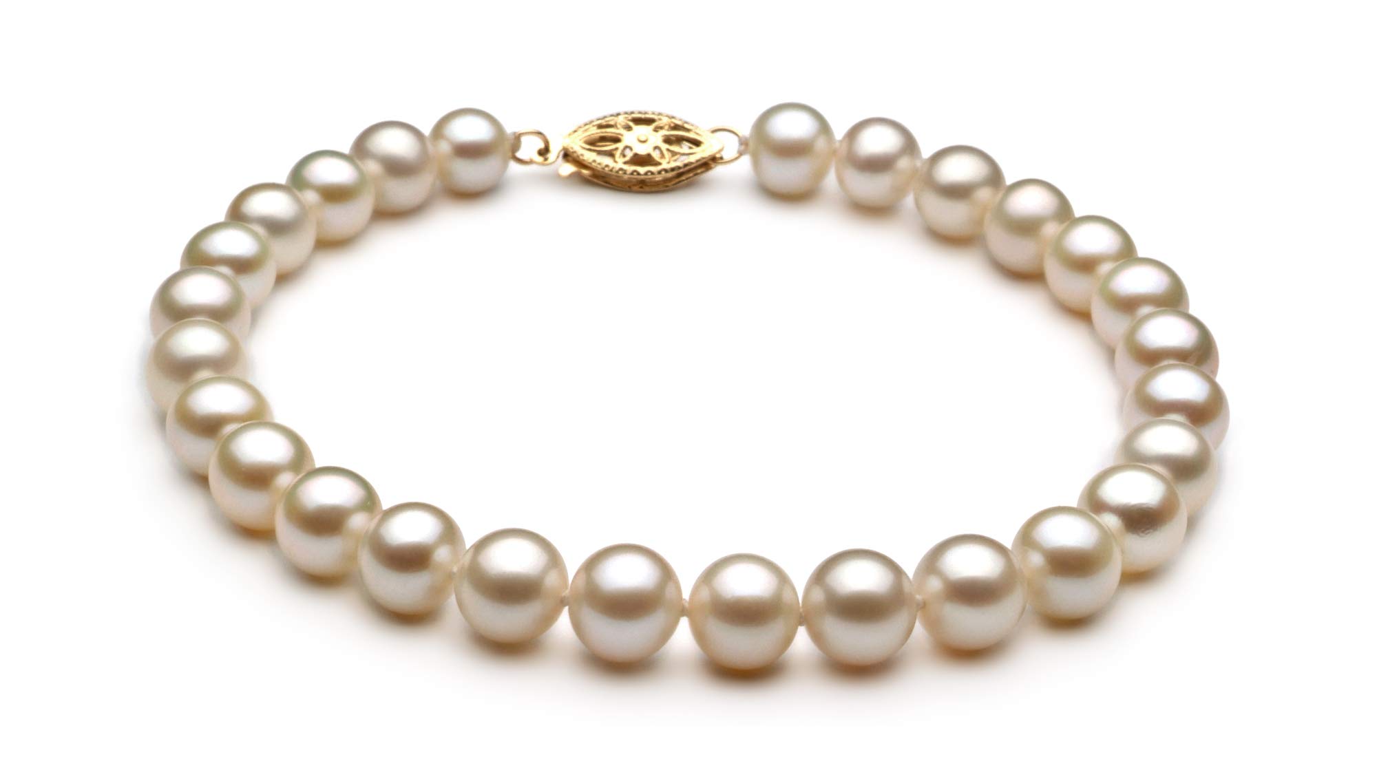 6-7mm AA Quality White Freshwater Cultured Pearl Necklace Set for Women - Elegant Jewelry Gift for Brides, Anniversaries & Special Occasions