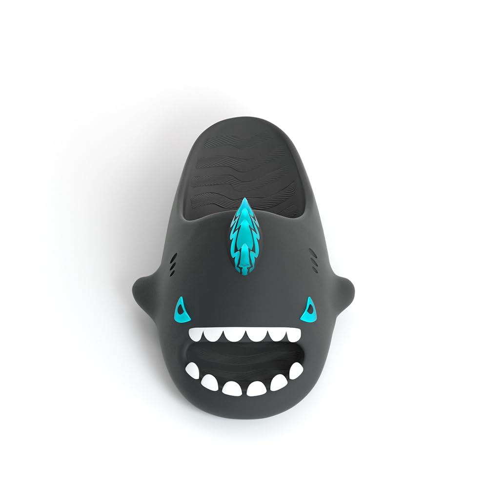Sharkicks Pro Shark Slides Sandals for Women & Men - Ultra Soft Eco-Friendly EVA Cloud Shoes - Indoor Outdoor Comfort Slippers for Beach, Pool, Gym & Home Use