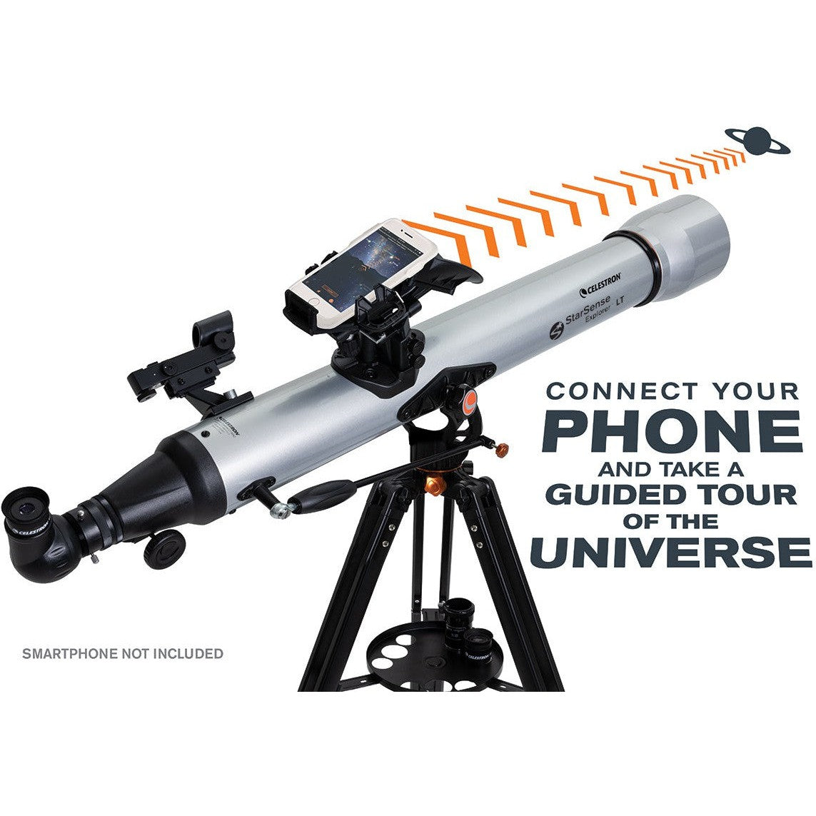 StarSense Explorer LT 80AZ Refractor Telescope with Smartphone App - Astronomy Telescope for Beginners, Adults & Kids - Perfect for Stargazing, Moon Observation & Astrophotography