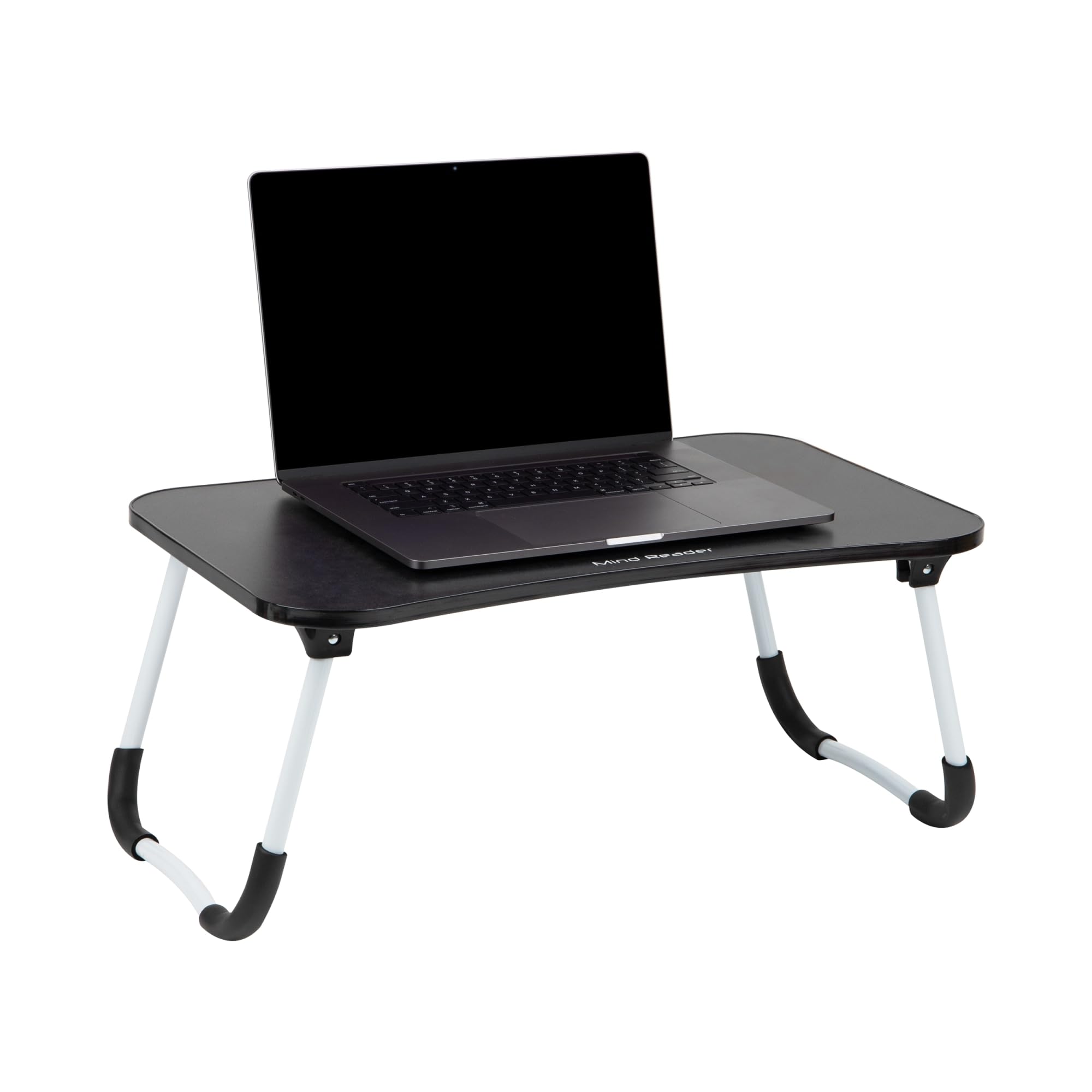 Mind Reader Adjustable Lap Desk for Laptop - Portable Folding Laptop Stand with MDF Surface (23.25