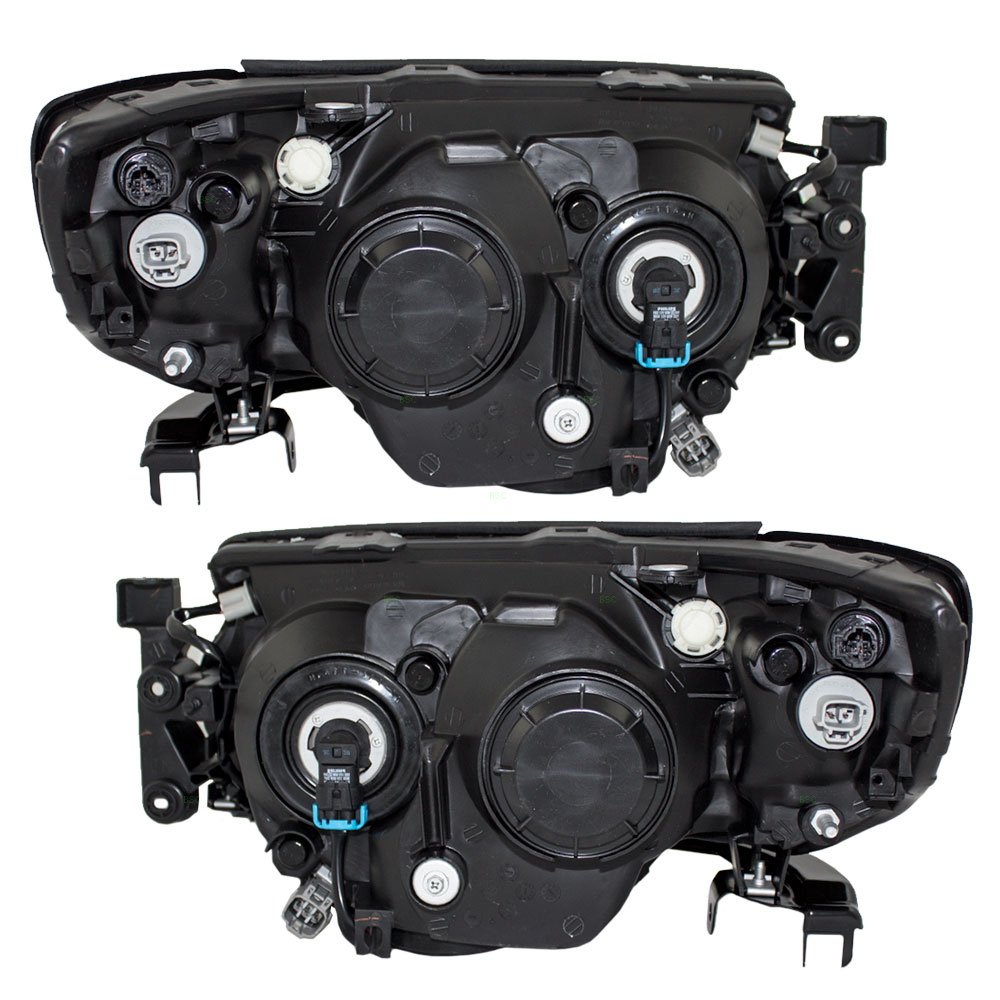 Brock Replacement Halogen Headlights & Headlamps for 2006-2008 Subaru Forester - Driver & Passenger Side (84001SA471, 84001SA461) - Perfect for Night Driving & Foggy Conditions