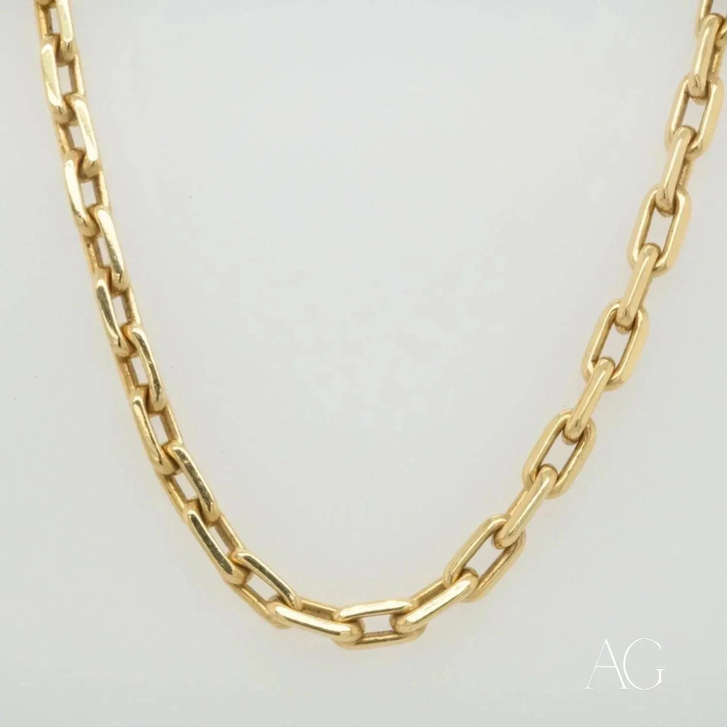 18K Gold Diamond Cut Chain Necklace for Women - Elegant & Durable Jewelry for Parties, Weddings & Everyday Wear