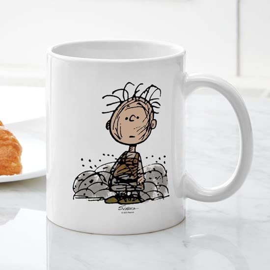 Pigpen Themed 11 oz (325 ml) Ceramic Coffee Mug - Perfect for Peanuts Fans, Office Use & Gift Giving
