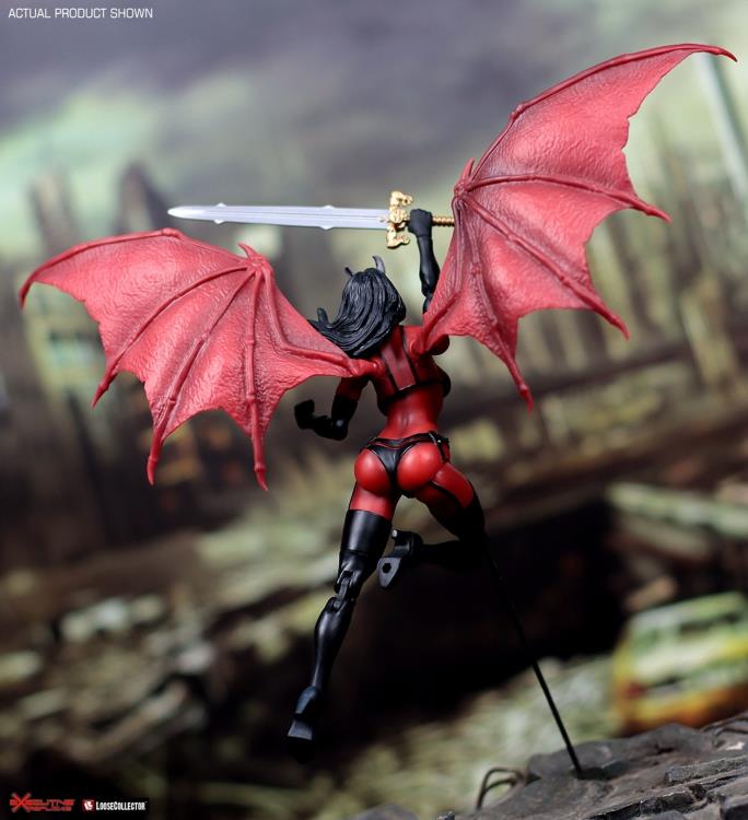 1/12 Purgatori Scale Action Figure by Executive Replicas - ERLCDEP001 - Collectible Vampire Goddess Statue for Display & Cosplay