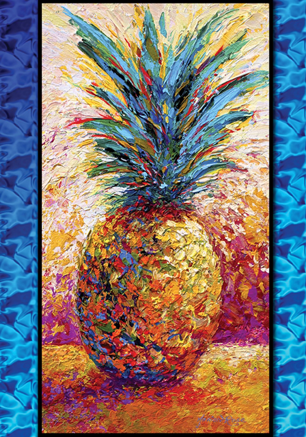 Toland Home Garden 119552 Poppin' Pineapple Decorative Garden Flag - 12.5 x 18 Inches - Vibrant Outdoor Decor for Patio, Yard & Seasonal Celebrations
