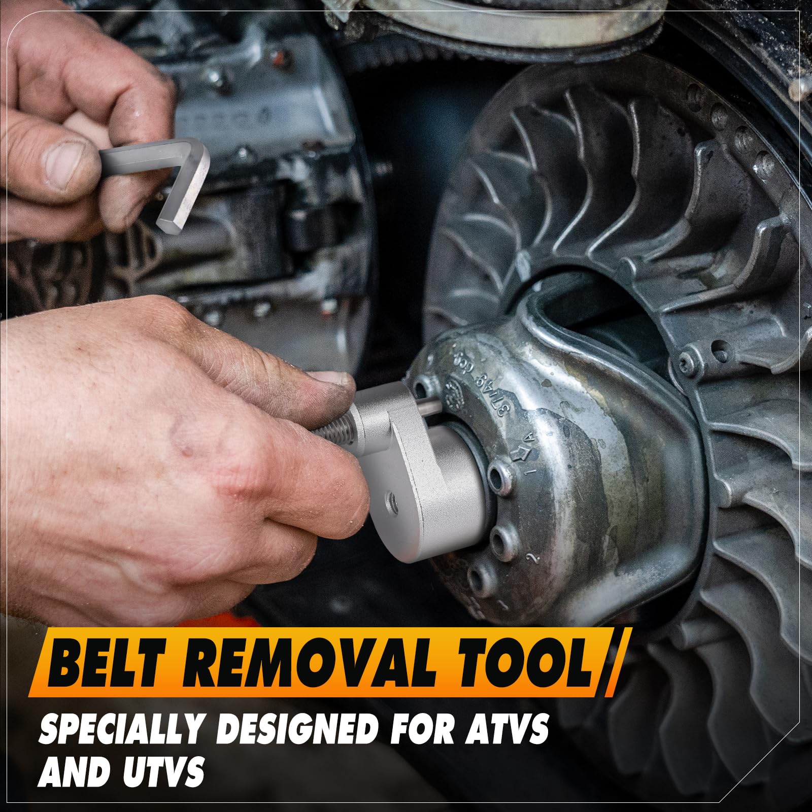 Can-Am Maverick X3 Belt Removal Tool - Compatible with Maverick Trail, Commander & Defender Models - Essential CVT Belt Change Tool for ATV/UTV Maintenance (Part #708200720, 529000088) - Perfect for Off-Road Adventures & DIY Repairs
