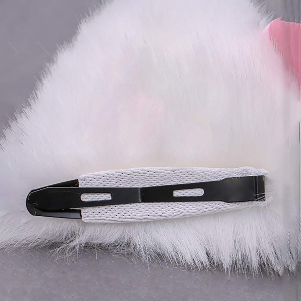 Stylish Cat Ears Hair Clips - Anime Lolita Cosplay Headpiece for Halloween & Costume Parties (Black/Red, One Size Fits All) - Perfect for Cosplay, Anime Conventions, and Themed Events