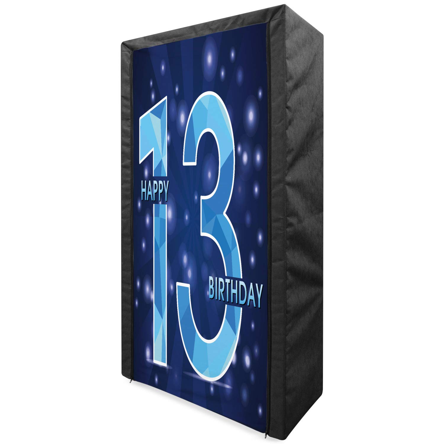 Ambesonne 13th Birthday Portable Fabric Wardrobe - 33.5