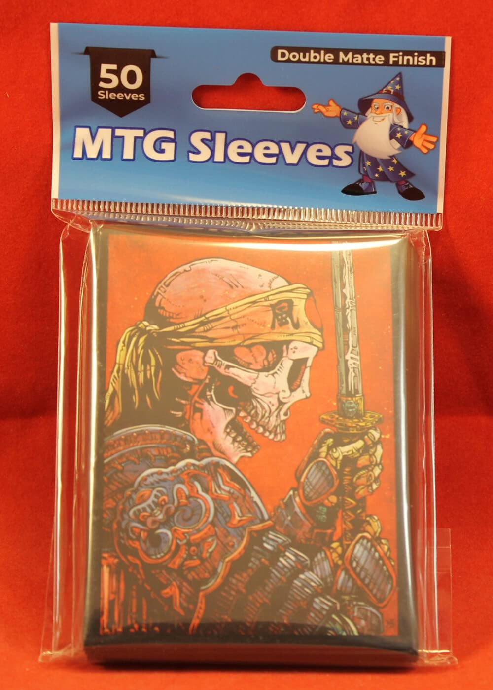 50 MTG Standard Card Sleeves Deck Protector - Samurai Honor Design | Perfect for Magic: The Gathering, Yu-Gi-Oh! and Collectible Card Games | Durable Protection for Game Nights & Tournaments