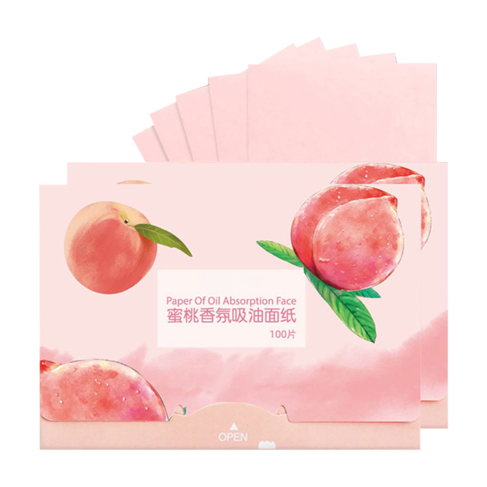 Fruit Scented Oil Absorbing Sheets for Face - Portable Blotting Papers to Remove Excess Oil & Shine, Unisex, Refreshing & Clean, Pore Minimizing - Perfect for Gym, Travel & On-the-Go Touch Ups