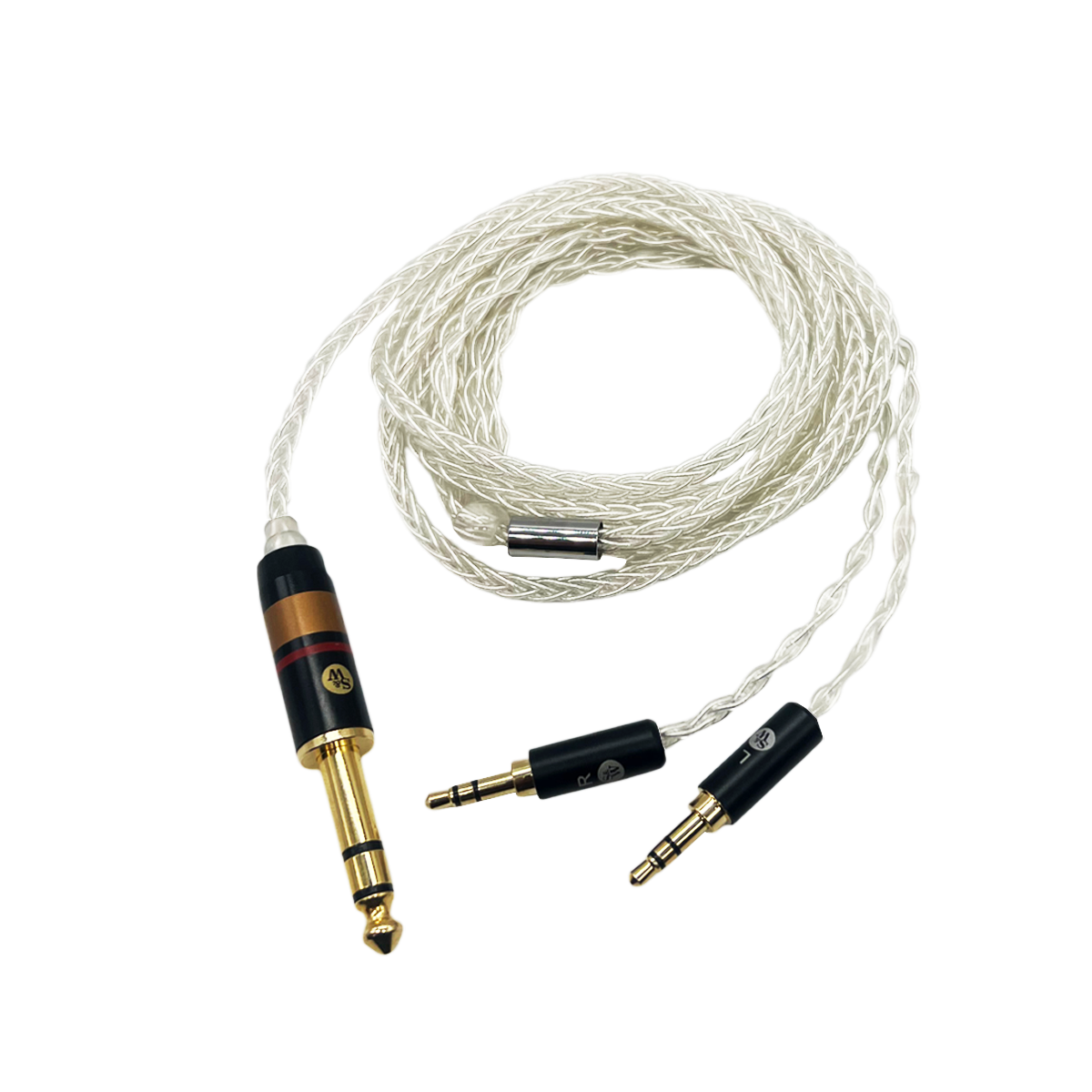 Strauss & Wagner Derry 6.35mm Premium Headphone Upgrade Cable - Open Box - Enhanced Audio for Studio Monitors, Hi-Fi Systems & Audiophile Headphones