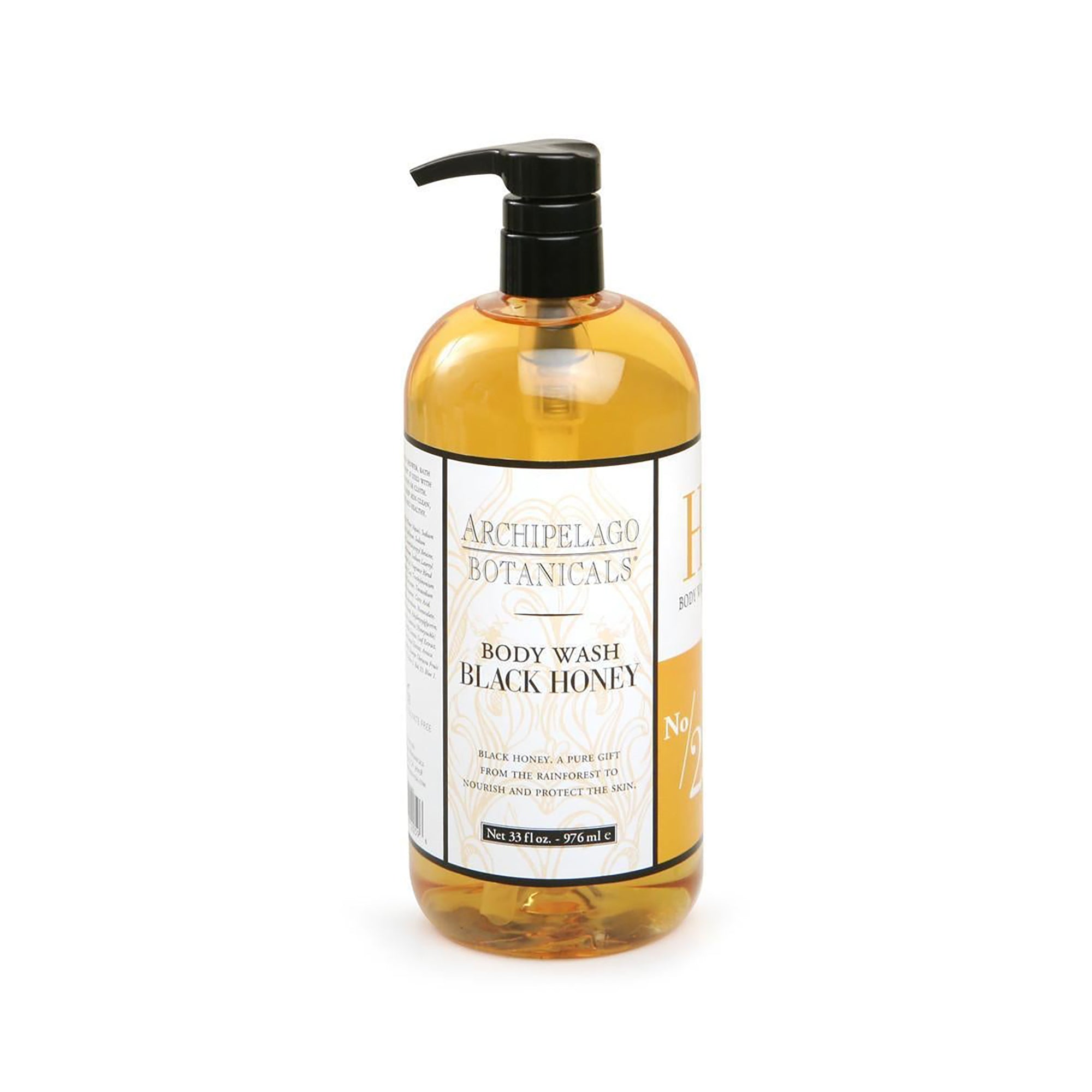 Archipelago Black Honey Body Wash 33oz - Moisturizing & Luxurious Shower Gel for Dry Skin - Perfect for Spa Days & Relaxing Baths