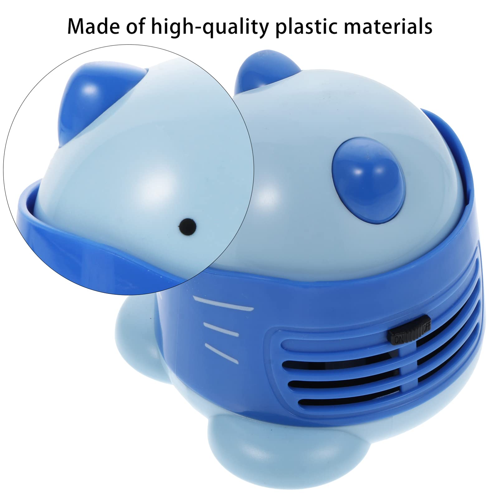 ARTIBETTER Mini Vacuum Cleaner - Portable Desk Dust Cleaner, Handheld Table Vacuum for Home & Office, Plastic Dust Collector for Keyboard, Car, Laptop (Ideal for Workspace, Computer, Electronics Cleaning)