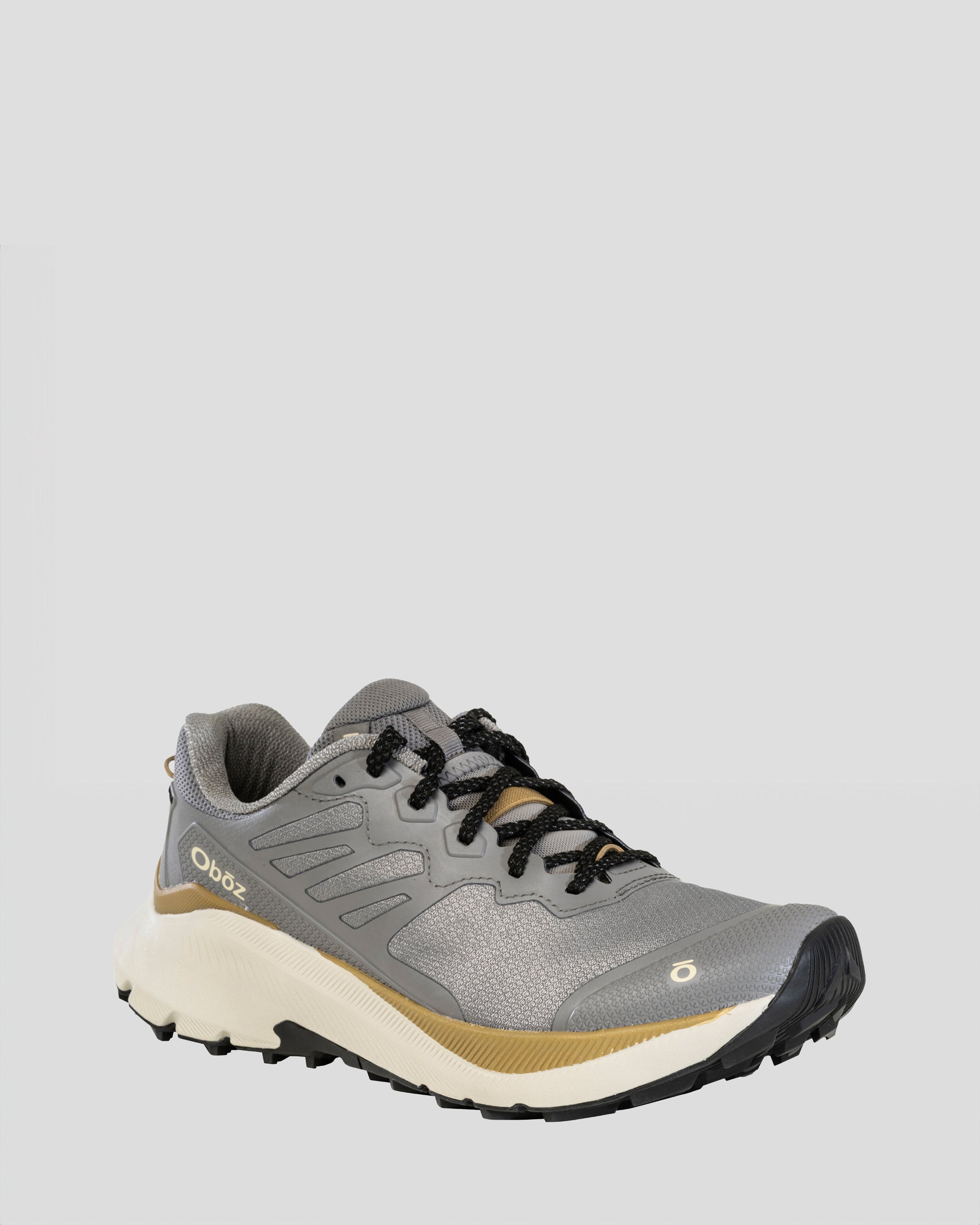 Oboz Katabatic Wind Men's Hiking Shoes - Hazy Gray | Waterproof & Lightweight for Outdoor Adventures