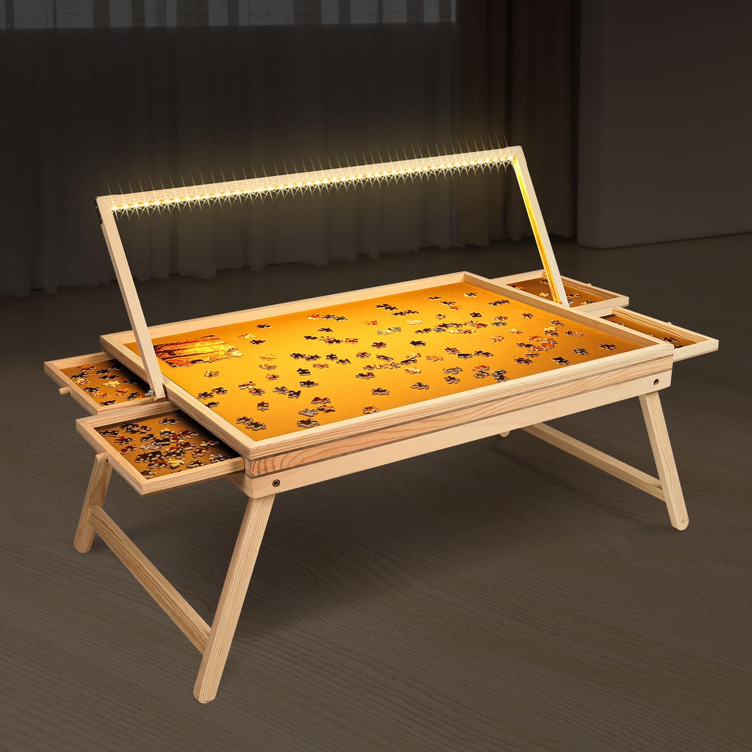 Premium 1000-Piece Wooden Table Puzzle for Adults - 30
