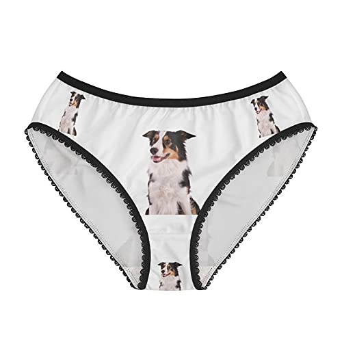 Funny Sheep Dog Women's Cotton Briefs - Comfortable & Breathable Underwear for Casual Wear, Sleepwear & Gifts