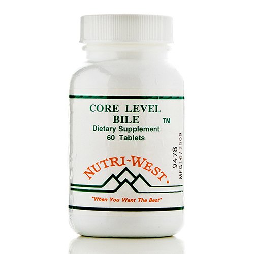 NutriWest Core Level Bile Supplement - 60 Tablets for Liver Support & Digestive Health | Natural Detox & Bile Flow Aid for Optimal Wellness