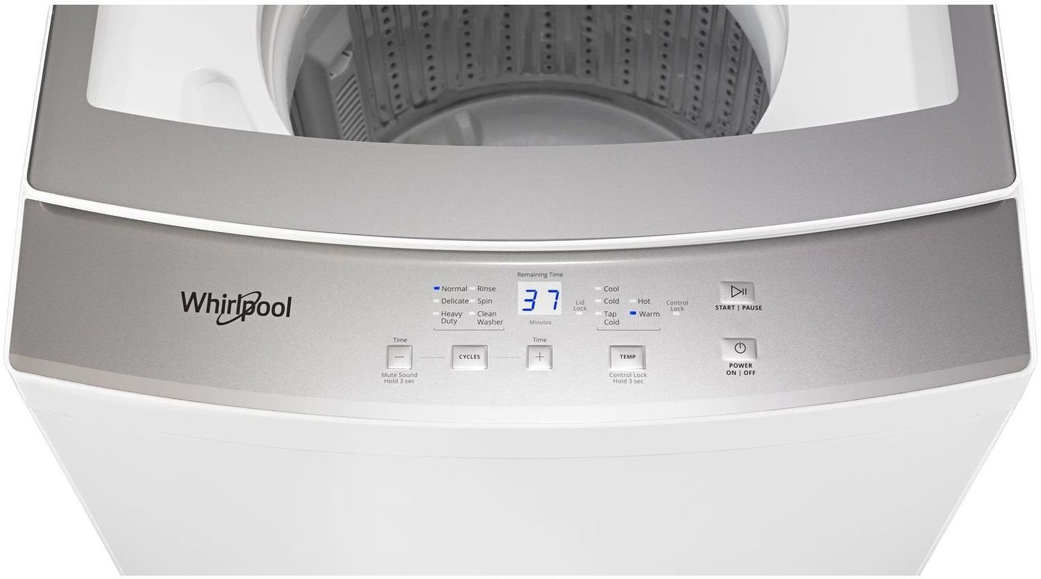 Whirlpool YWET4024HW White Electric Laundry Center - 27 Inch Washer & Dryer Combo for Small Spaces, Apartments & RVs - Energy Efficient Front Load Laundry Machine with Multiple Wash Cycles