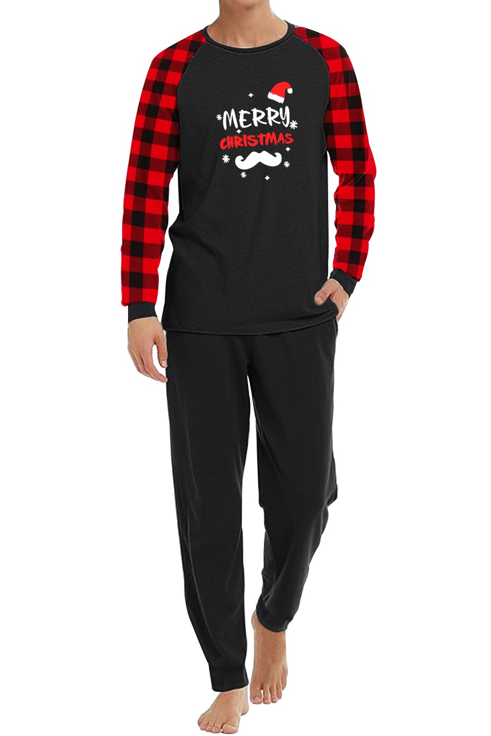 Women's 2-Piece Pajama Set - Long Sleeve Sleepwear with Pockets & Jogger Pants for Lounge, Sleep & Relaxation at Home