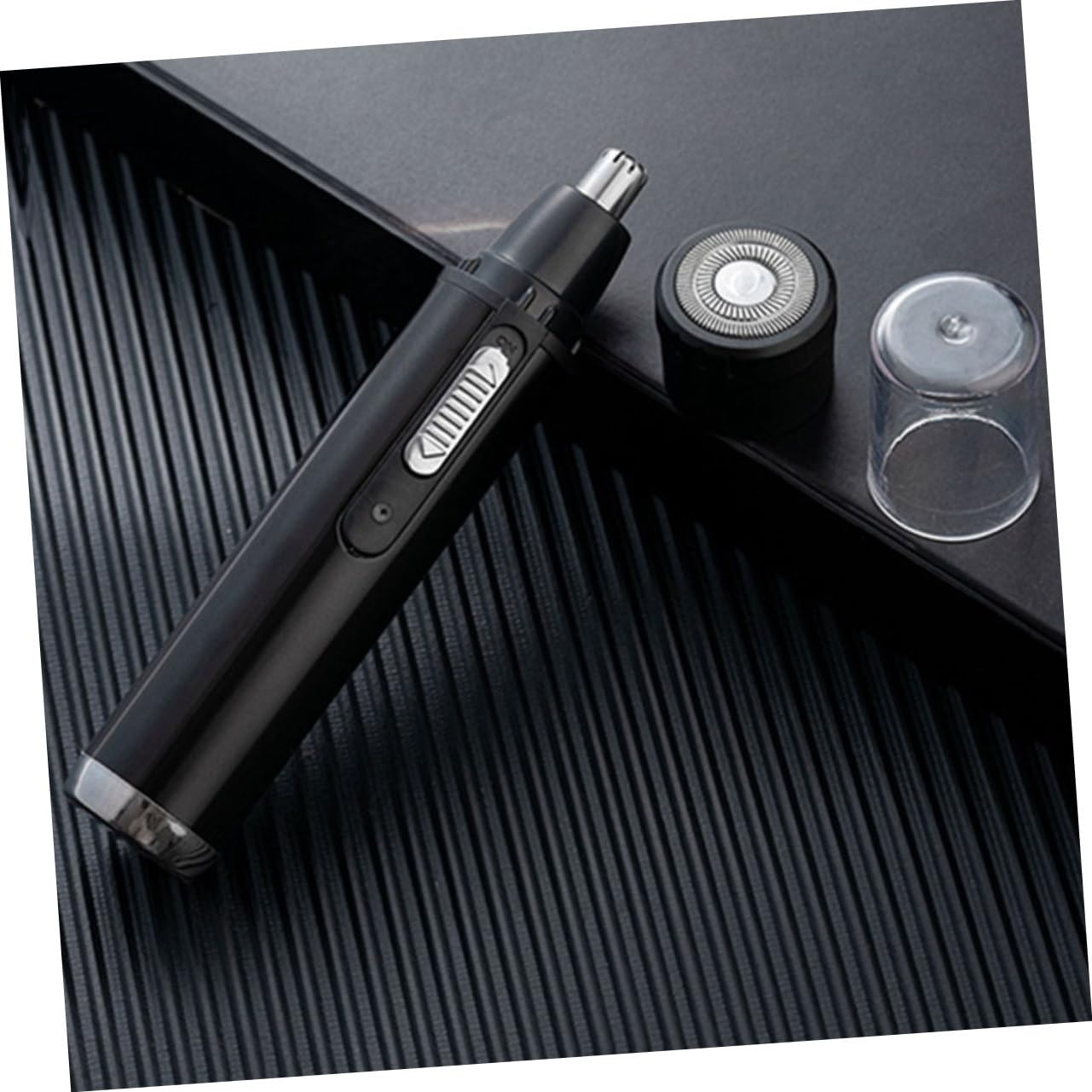 Men's Electric Nose Hair Trimmer - 3-in-1 Eyebrow, Beard & Ear Hair Groomer - Low Noise & Energy Efficient - Perfect for Travel, Home & Office Grooming